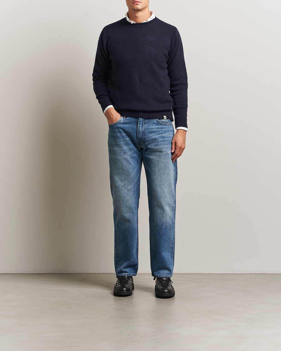 Herren | Pullover | Peregrine | Maker's Stitch Merino Crew Navy