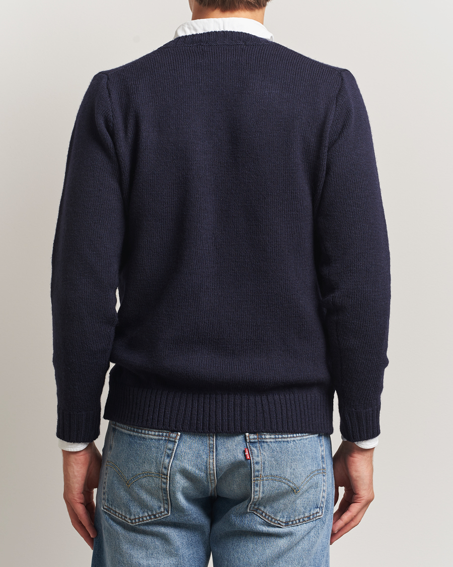 Herren | Pullover | Peregrine | Maker's Stitch Merino Crew Navy
