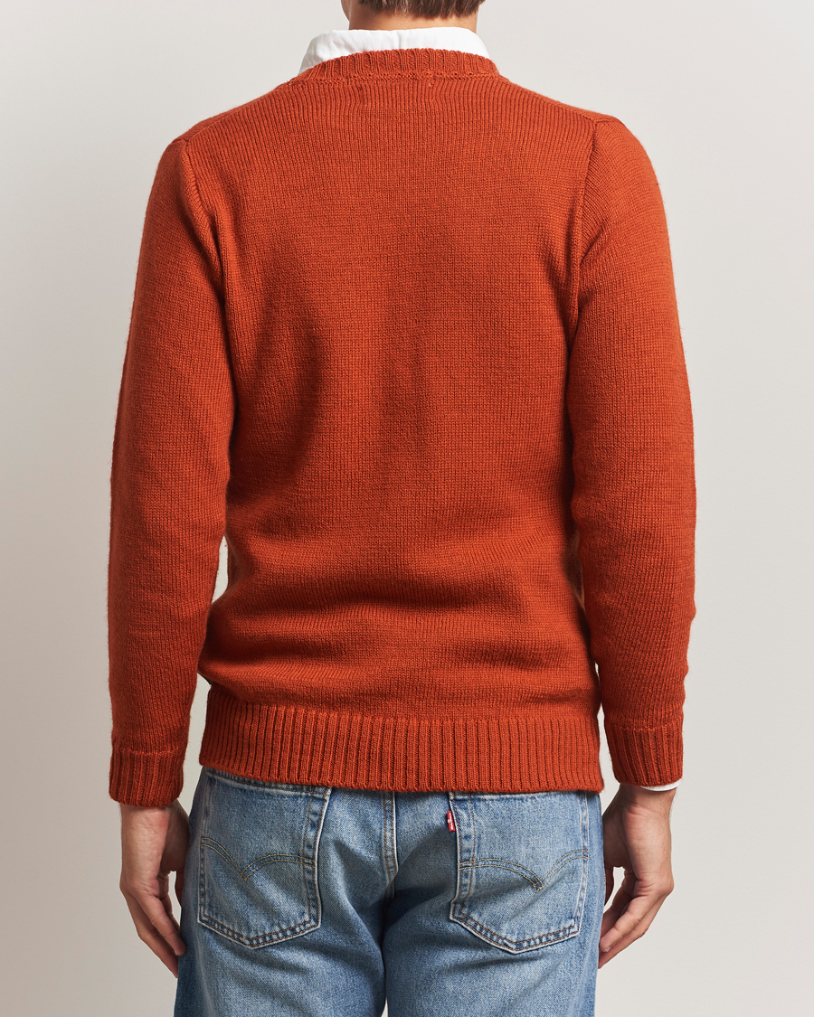 Herren | Pullover | Peregrine | Maker's Stitch Merino Crew Orange