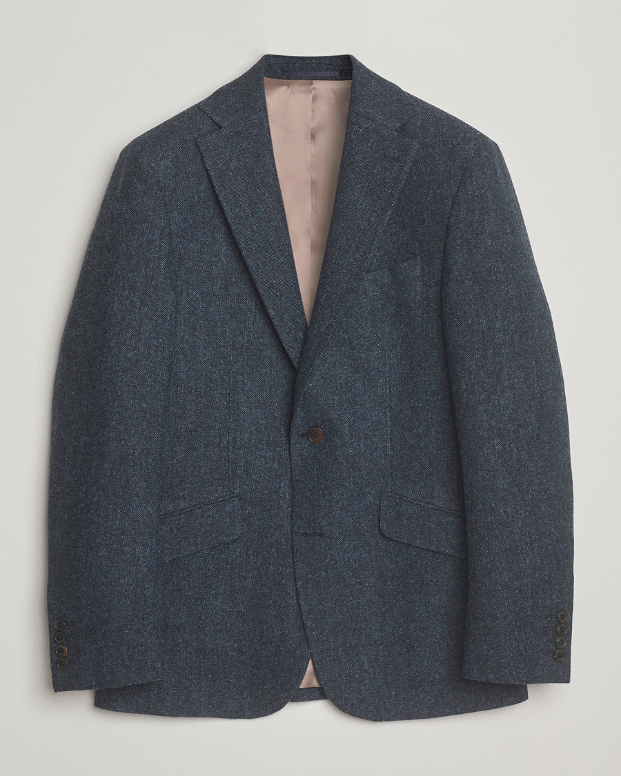 Herren | Sakkos | Walker Slater | Edward Shetland Wool Donegal Blazer Navy