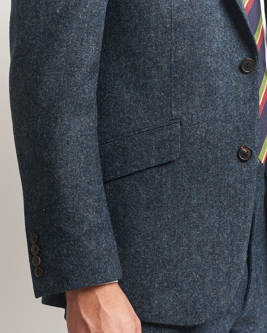 Herren | Sakkos | Walker Slater | Edward Shetland Wool Donegal Blazer Navy