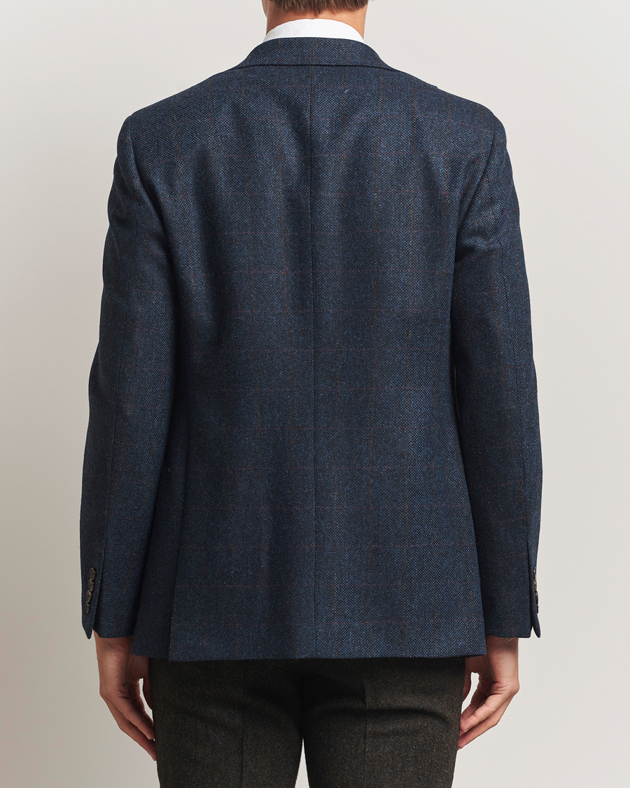 Herren | Sakkos | Walker Slater | Edward Lambswool Windowpane Blazer Navy