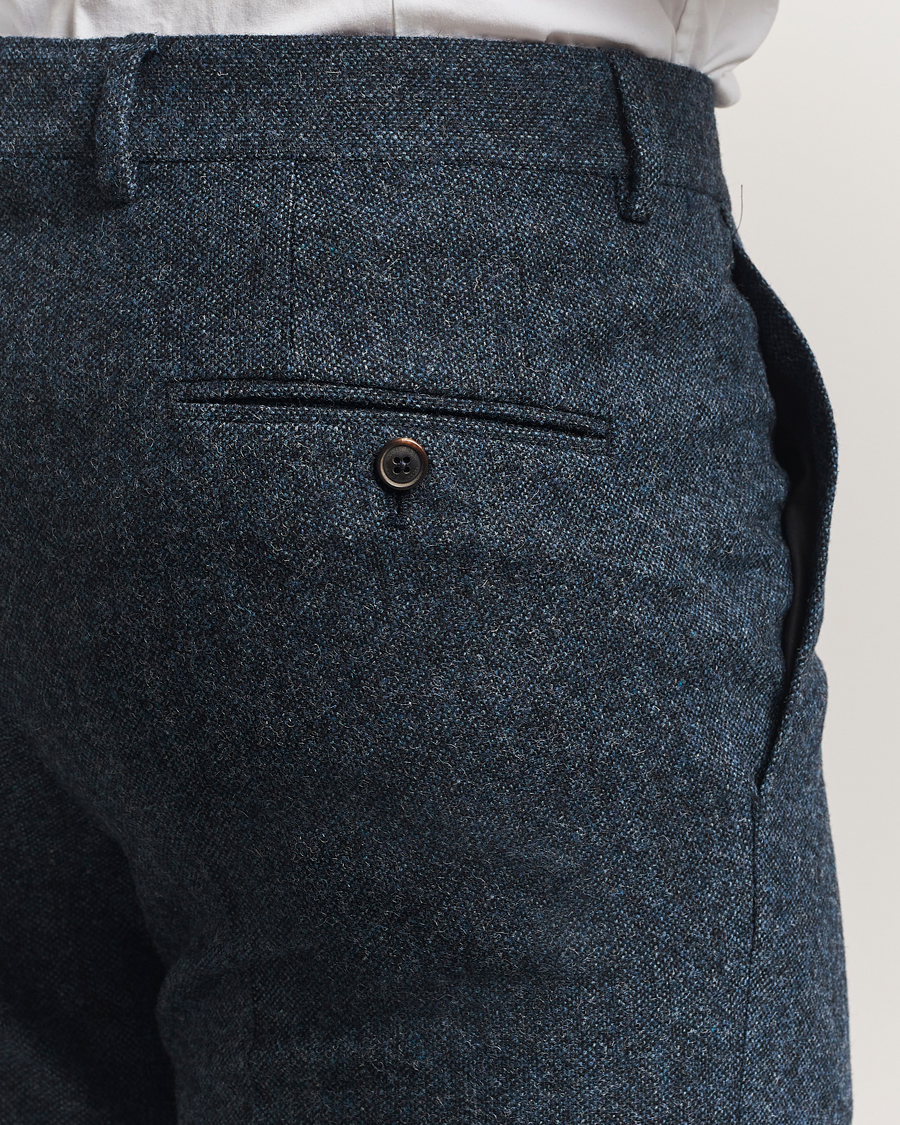 Herren | Sakkos | Walker Slater | Edward Shetland Wool Donegal Trousers Navy