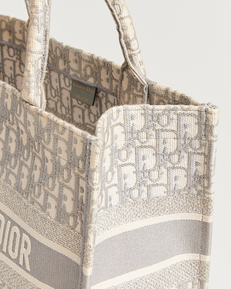 Herren | Dior Pre-Owned Medium Dior Book Tote Light grey | Dior Pre-Owned | Medium Dior Book Tote Light grey