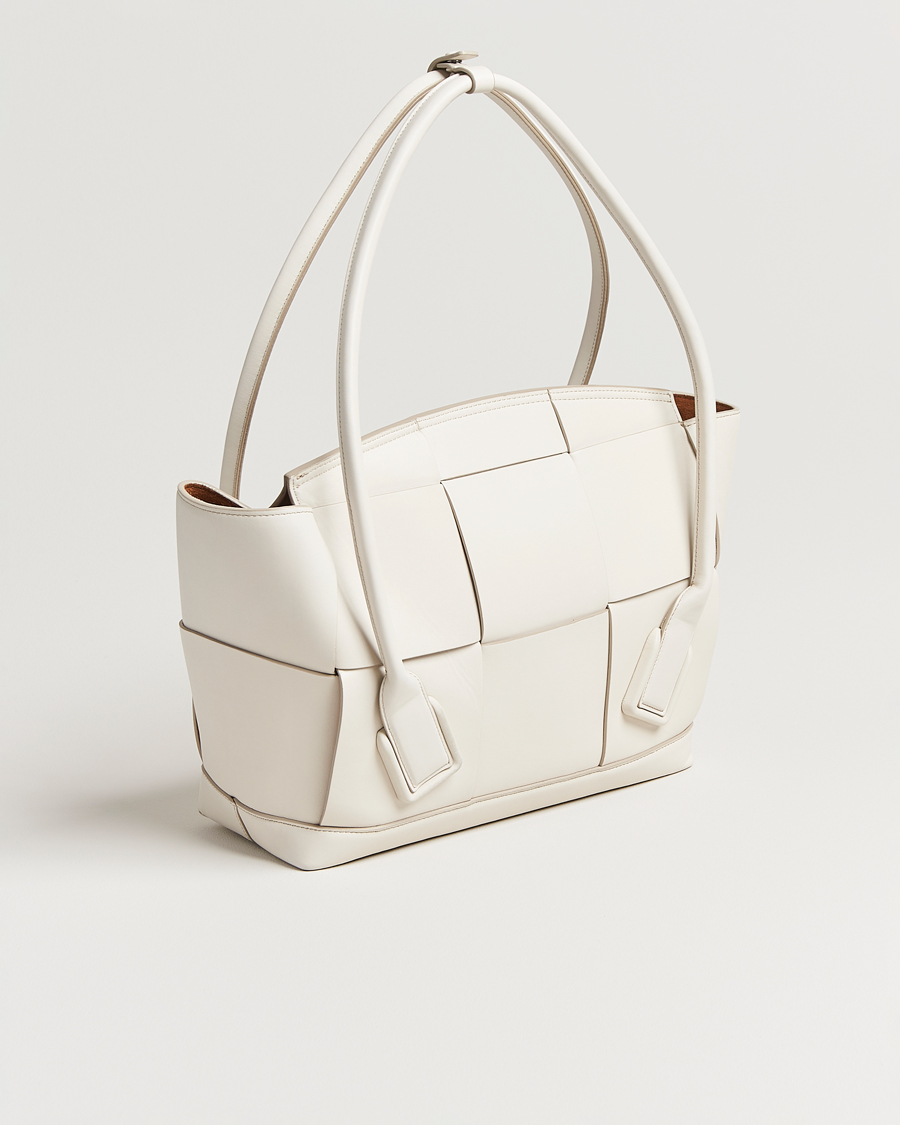 Herren | Bottega Veneta Pre-Owned Intrecciato Arco Small White | Bottega Veneta Pre-Owned | Intrecciato Arco Small White