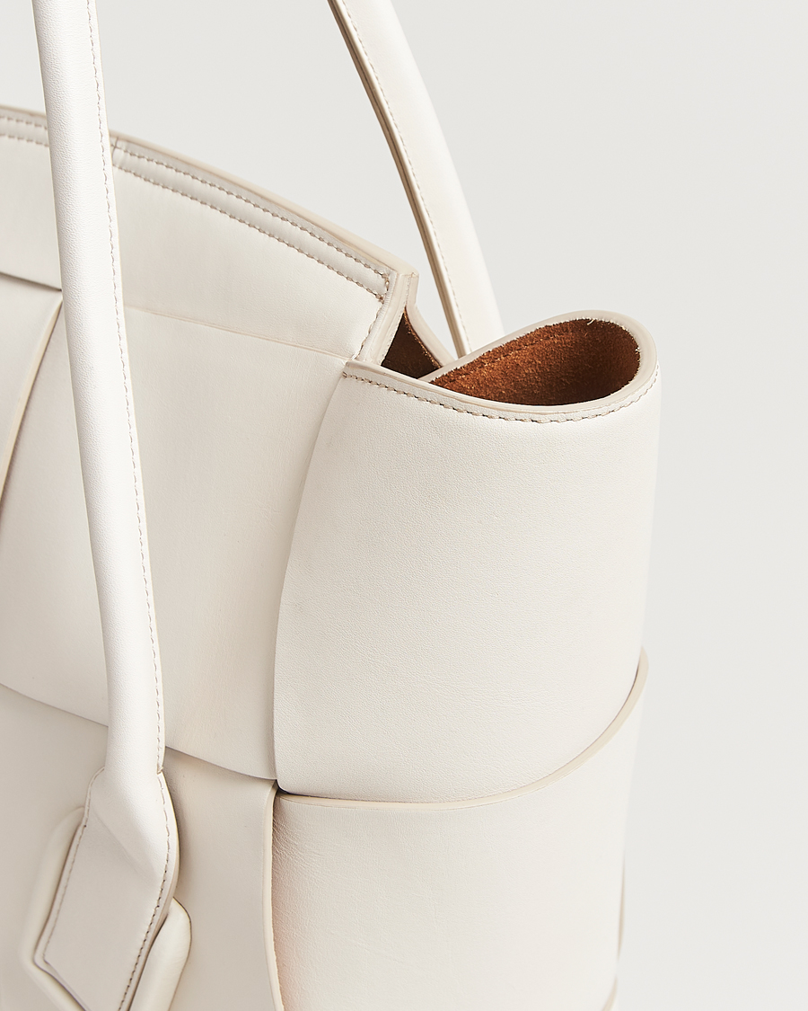 Herren | Bottega Veneta Pre-Owned Intrecciato Arco Small White | Bottega Veneta Pre-Owned | Intrecciato Arco Small White