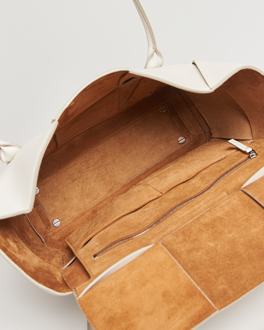 Herren | Bottega Veneta Pre-Owned Intrecciato Arco Small White | Bottega Veneta Pre-Owned | Intrecciato Arco Small White