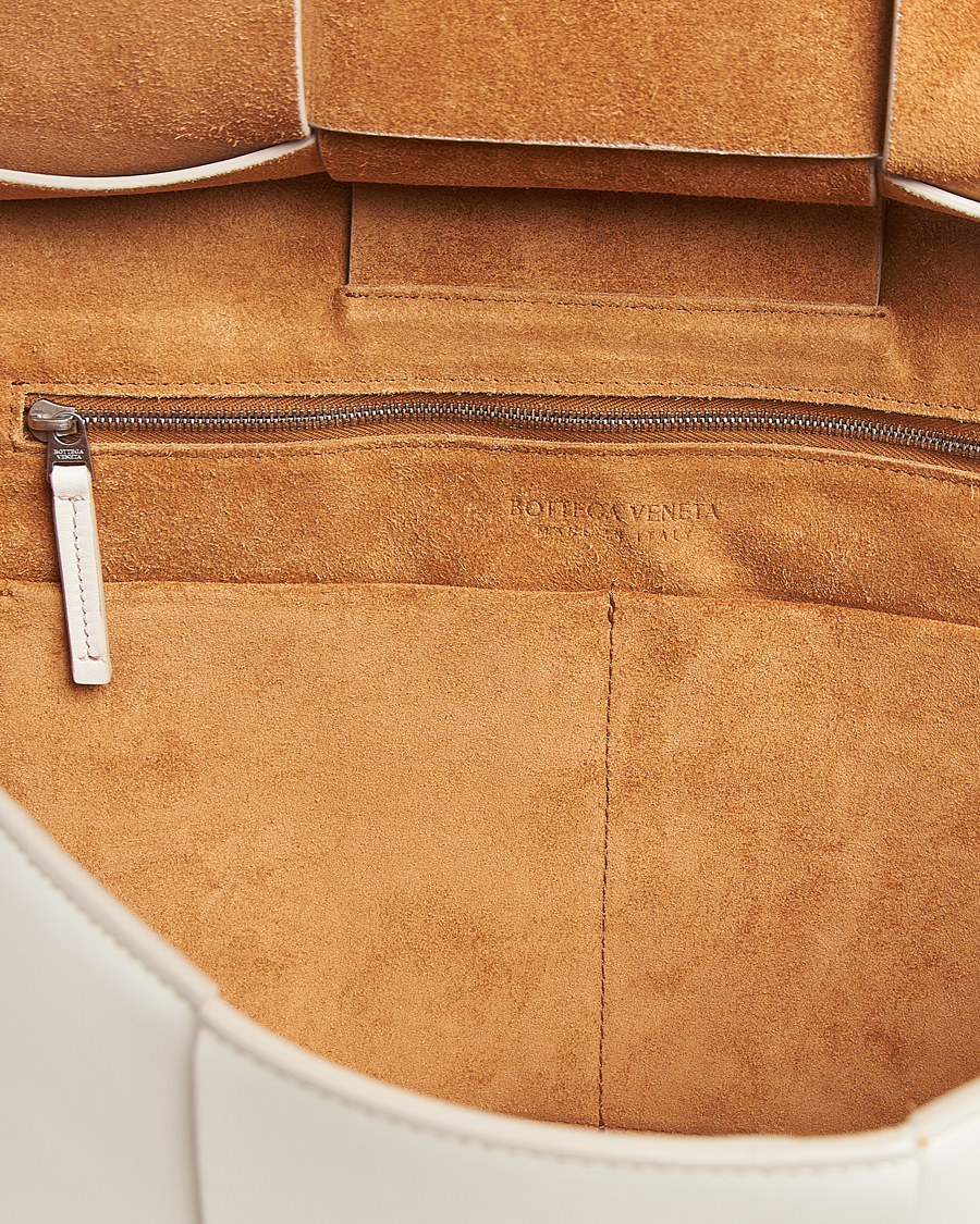 Herren | Bottega Veneta Pre-Owned Intrecciato Arco Small White | Bottega Veneta Pre-Owned | Intrecciato Arco Small White