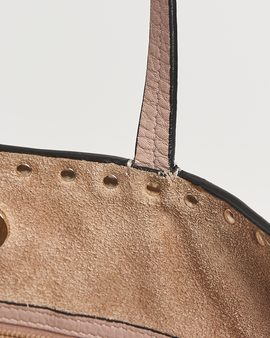 Herren | Valentino Pre-Owned Medium Rockstud Tote Bag Poudre | Valentino Pre-Owned | Medium Rockstud Tote Bag Poudre