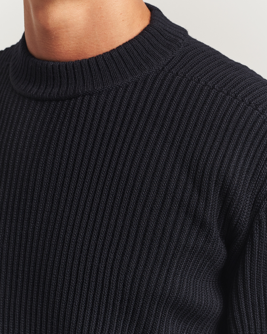 Herren | Pullover | S.N.S. Herning | Fender Wool Crew Neck Navy