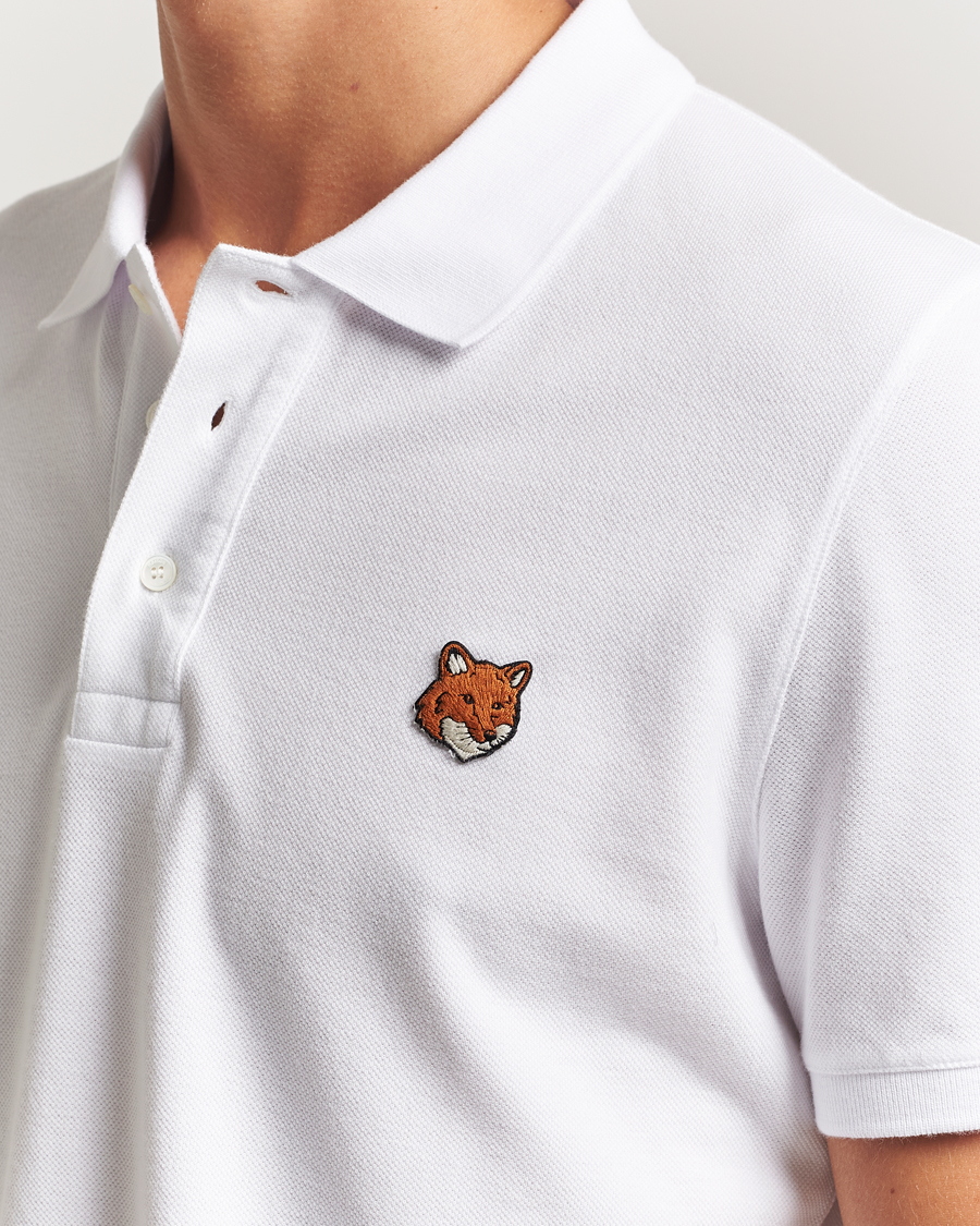 Herren | Poloshirts | Maison Kitsuné | Fox Head Polo White