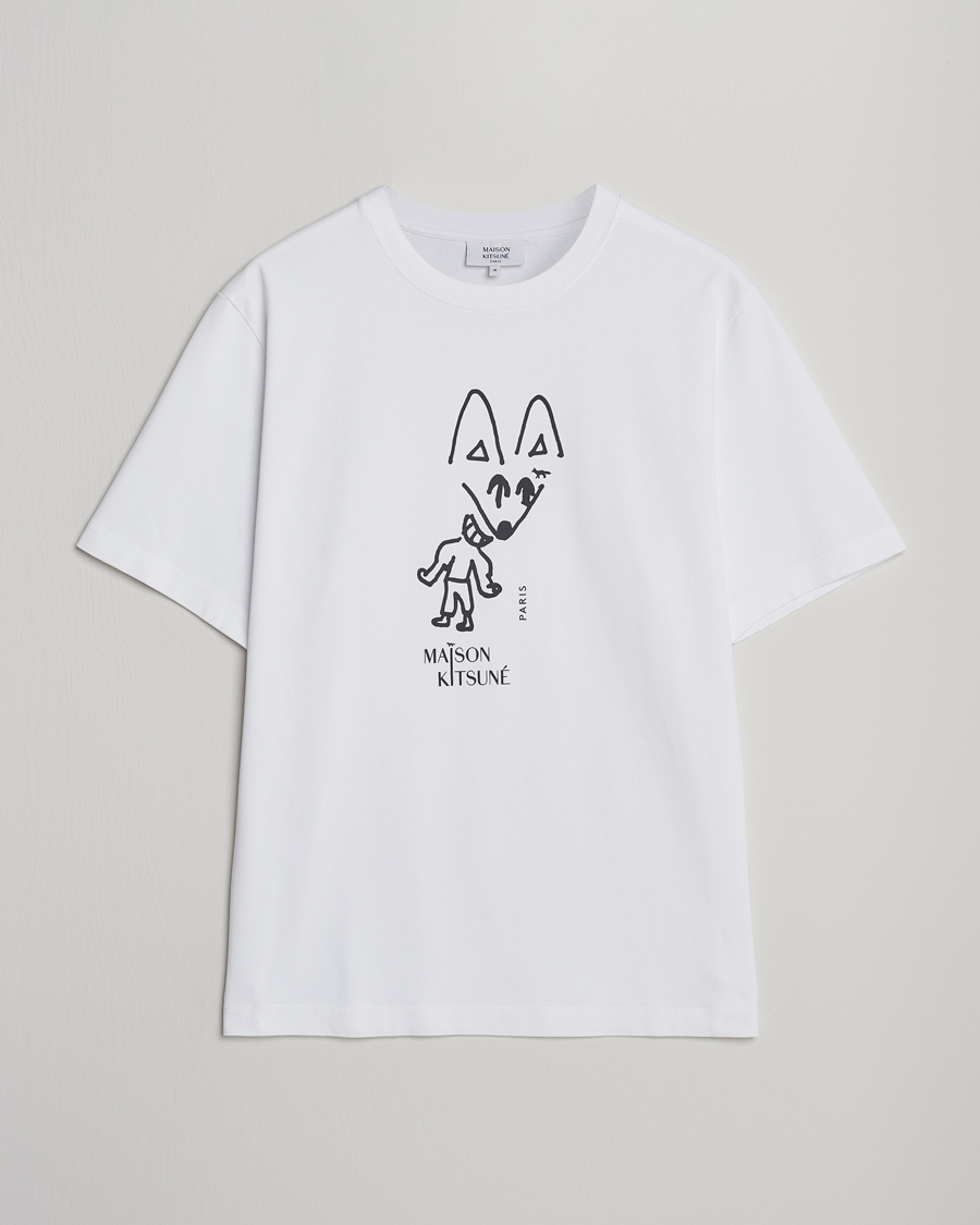 Herren | T-Shirts | Maison Kitsuné | Party Fox T-Shirt White