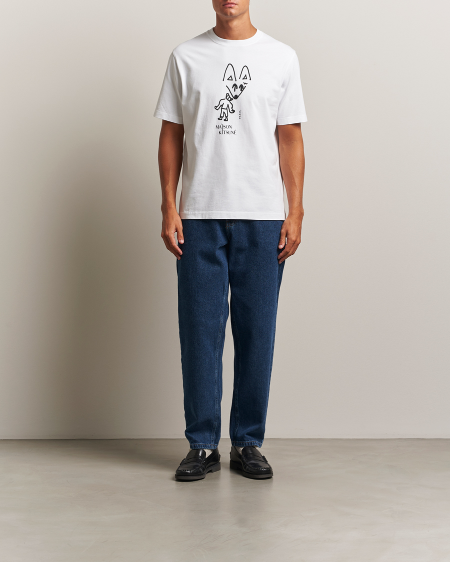Herren | T-Shirts | Maison Kitsuné | Party Fox T-Shirt White