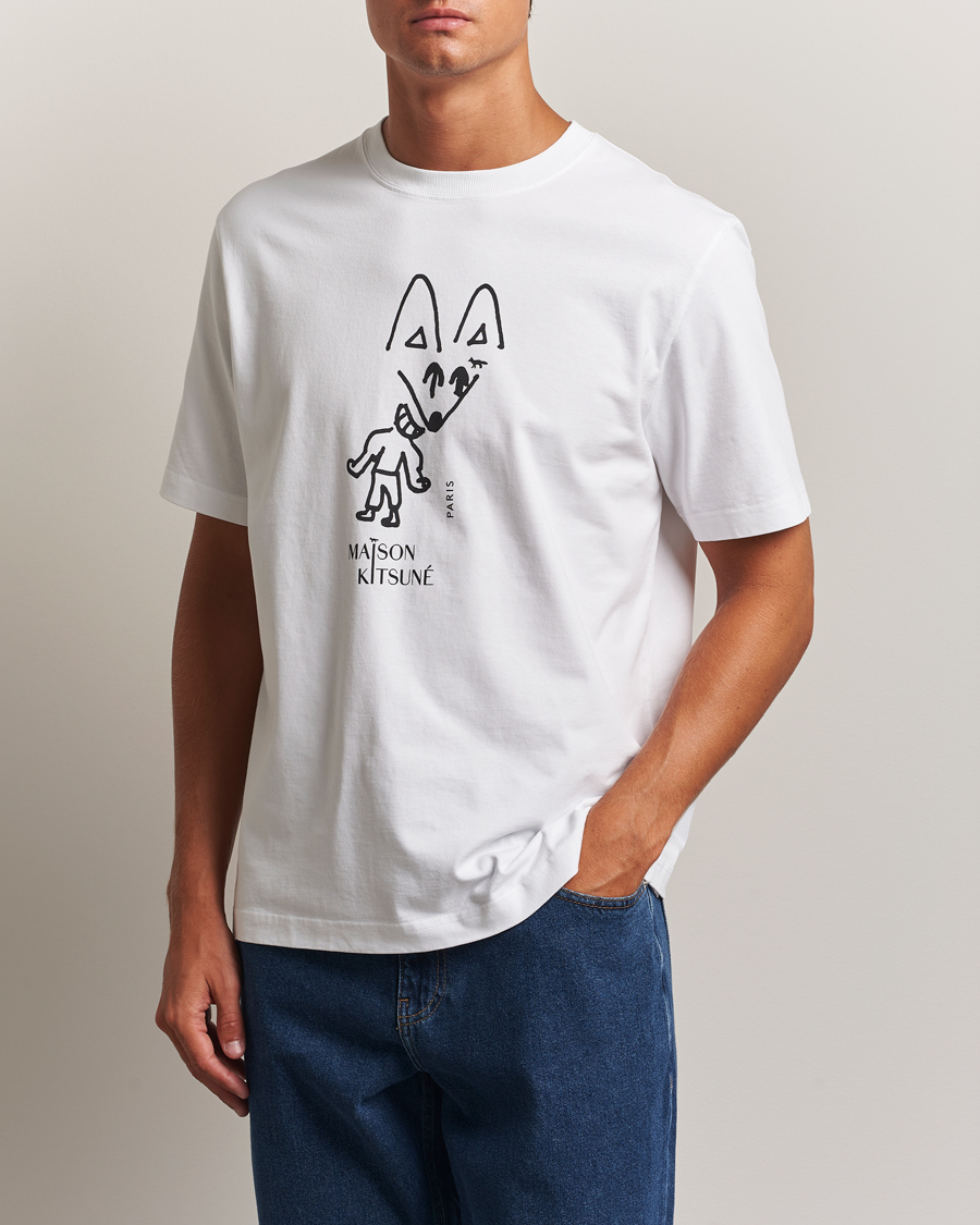 Herren | T-Shirts | Maison Kitsuné | Party Fox T-Shirt White