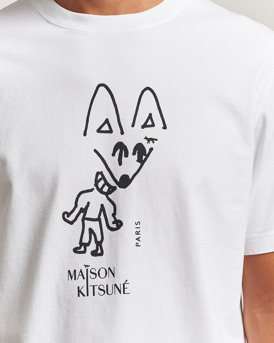 Herren | T-Shirts | Maison Kitsuné | Party Fox T-Shirt White
