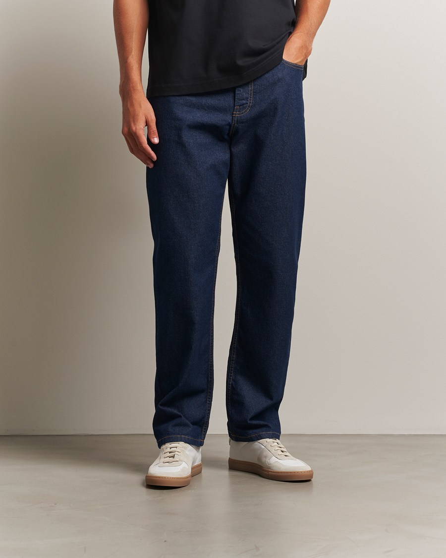 Herren | Jeans | Maison Kitsuné | Straight Fit Japanese Denim Jeans Indigo