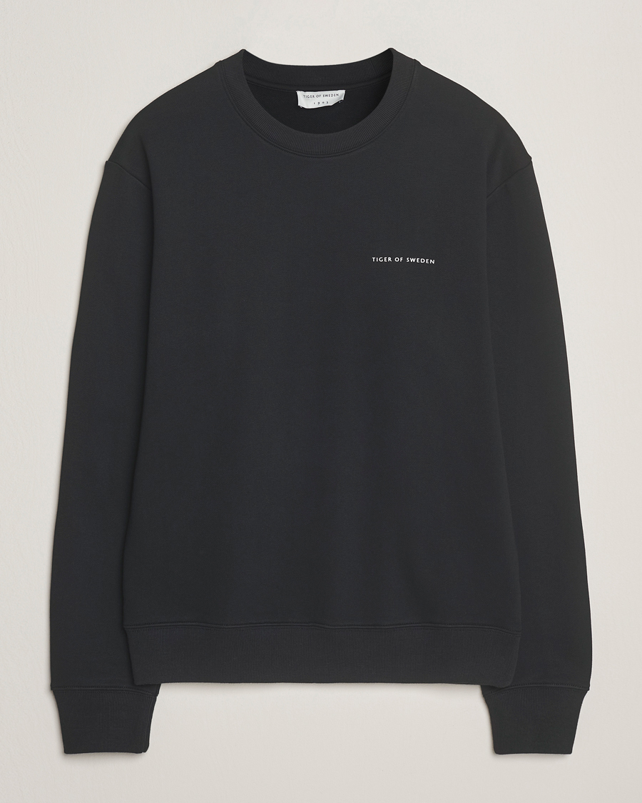 Herren | Pullover | Tiger of Sweden | Emerson Crew Neck Sweatshirt Black