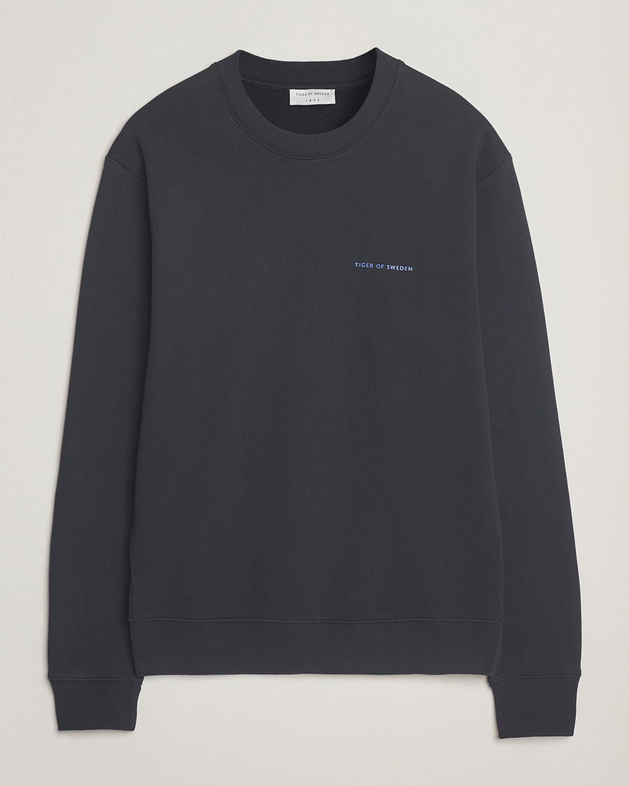 Herren | Pullover | Tiger of Sweden | Emerson Crew Neck Sweatshirt Light Ink