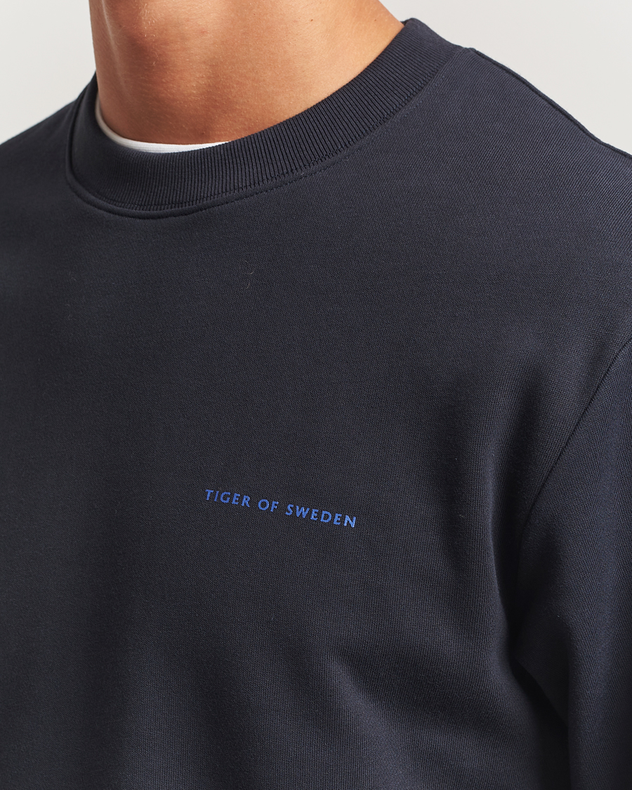Herren | Pullover | Tiger of Sweden | Emerson Crew Neck Sweatshirt Light Ink