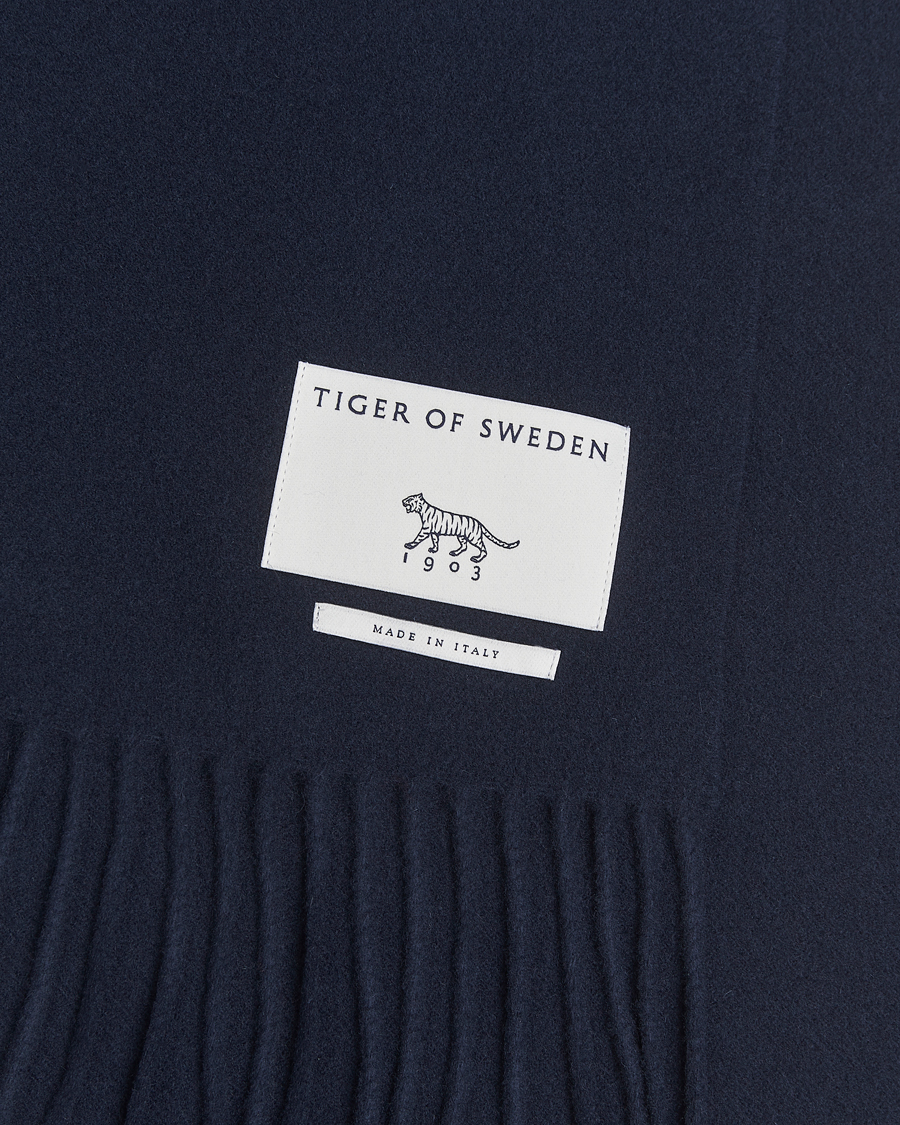 Herren | Tiger of Sweden Sylan Wool Scarf Light Ink | Tiger of Sweden | Sylan Wool Scarf Light Ink