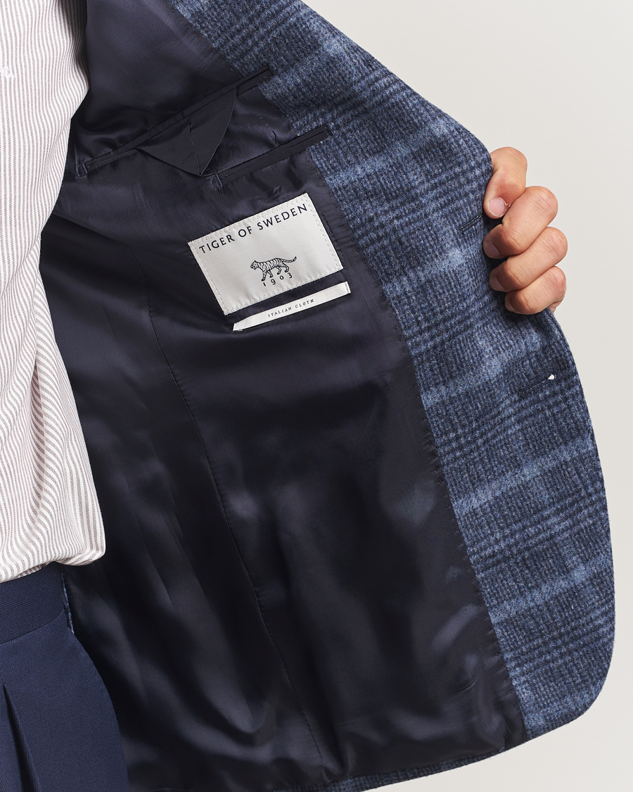 Herren | Sakkos | Tiger of Sweden | Easer Wool Checked Blazer Space View