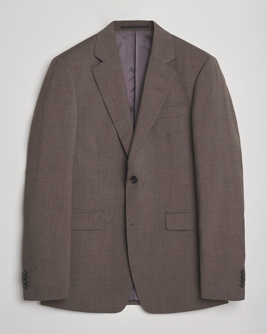 Herren | Sakkos | Tiger of Sweden | Justin Wool Suit Blazer Mud