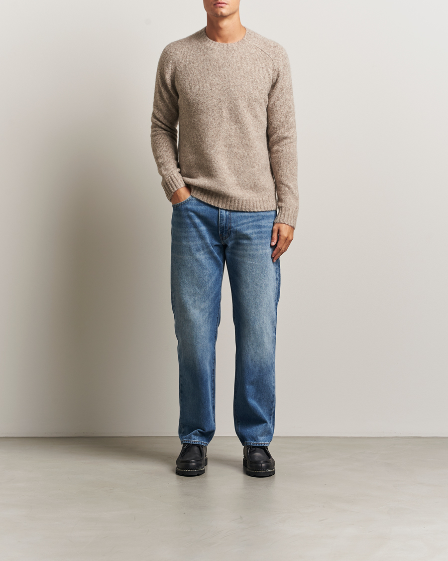 Herren | Pullover | Tiger of Sweden | Adryan Yak/Alpaca Knitted Sweater Stone