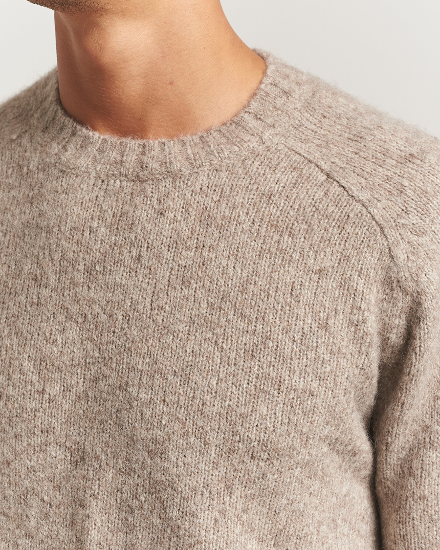 Herren | Pullover | Tiger of Sweden | Adryan Yak/Alpaca Knitted Sweater Stone