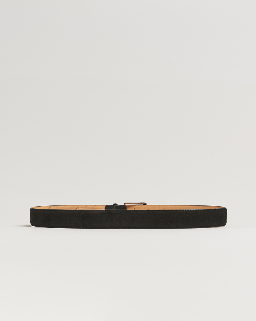 Herren | Tiger of Sweden Bergstroms Suede Belt Black | Tiger of Sweden | Bergstroms Suede Belt Black