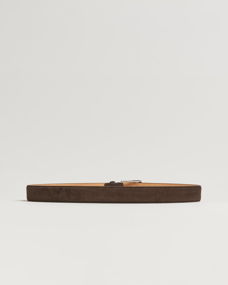 Herren | Tiger of Sweden Bergstroms Suede Belt Dark Brown | Tiger of Sweden | Bergstroms Suede Belt Dark Brown