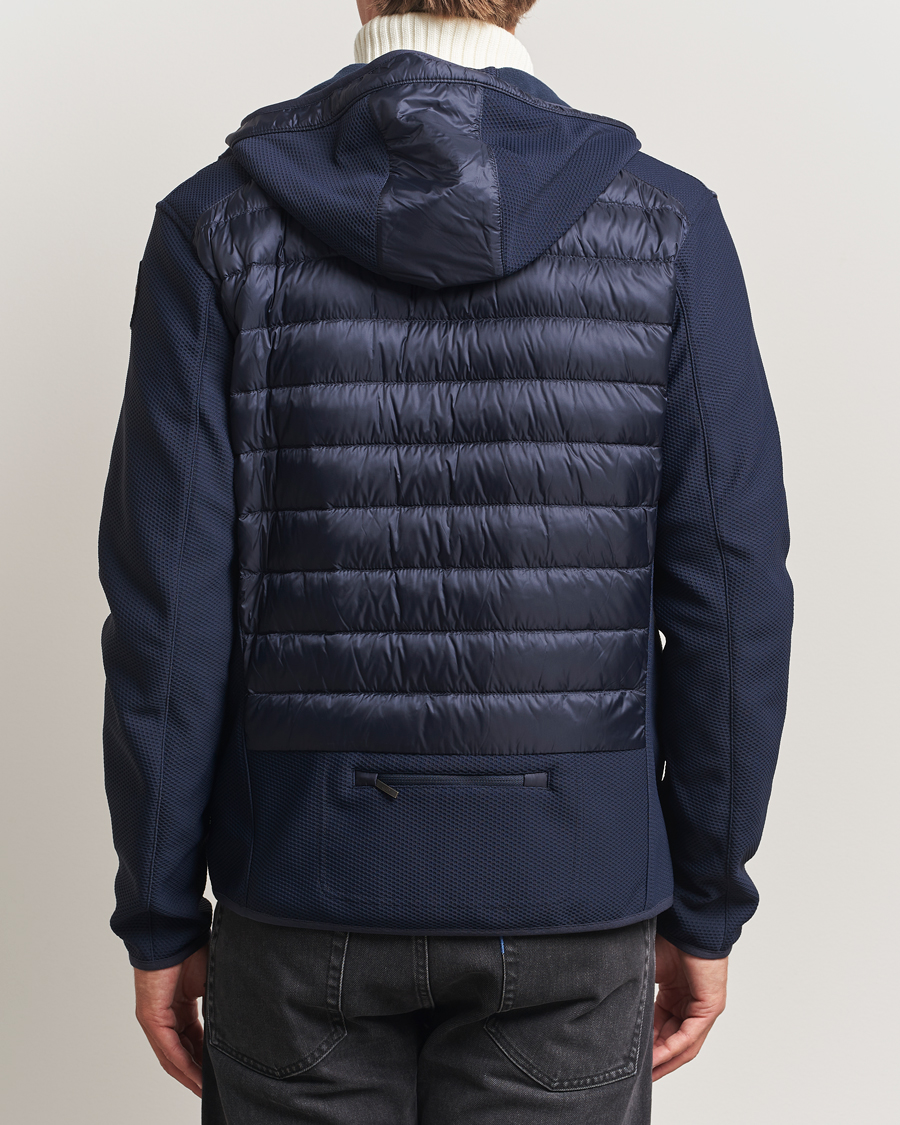 Herren | Jacken | Parajumpers | Nolan Warm Up Hybrid Hooded Jacket Blue Navy