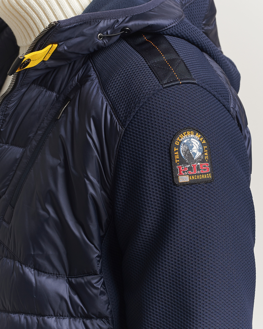 Herren | Jacken | Parajumpers | Nolan Warm Up Hybrid Hooded Jacket Blue Navy