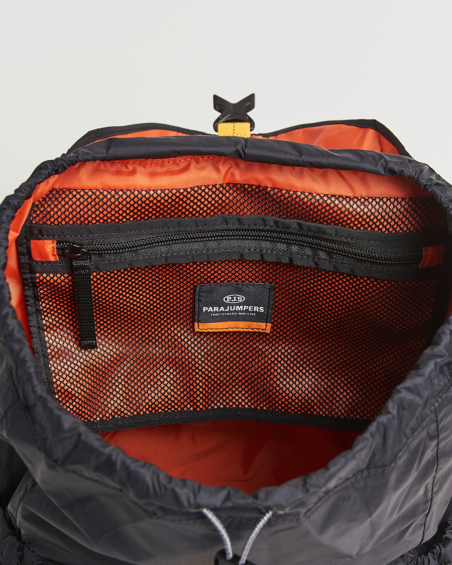 Herren | Parajumpers Mitchel Nylon Ripstop Backpack Black | Parajumpers | Mitchel Nylon Ripstop Backpack Black