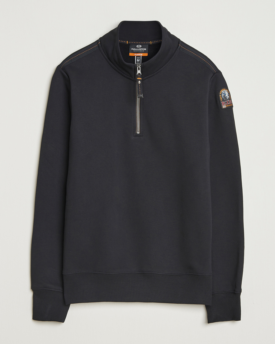 Herren | Pullover | Parajumpers | Broad Peak Super Easy Half Zip Sweatshirt Black