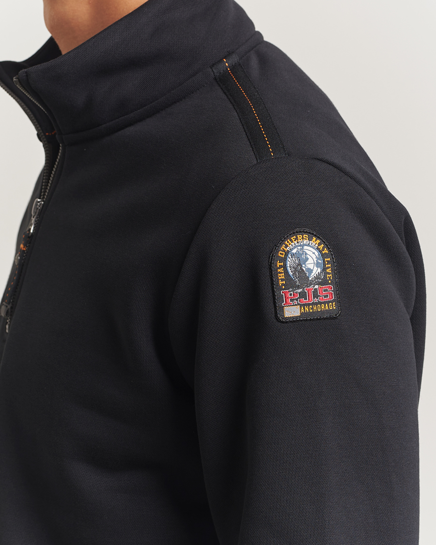 Herren | Pullover | Parajumpers | Broad Peak Super Easy Half Zip Sweatshirt Black