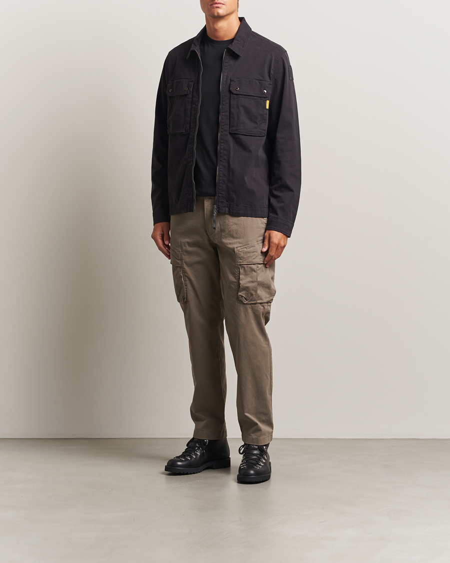 Herren | Jacken | Parajumpers | Tel Garment Dyed Claimer Shirt Jacket Black
