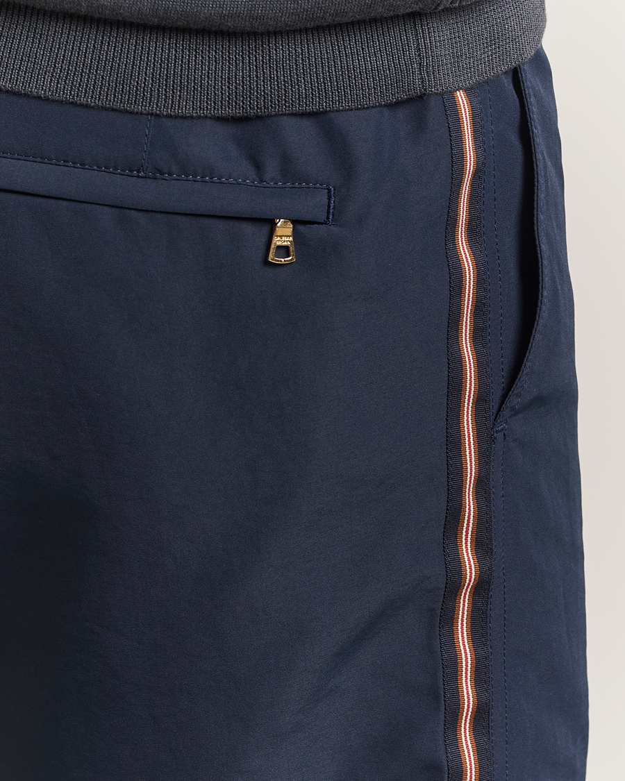 Herren | Badehosen | Orlebar Brown | Bulldog Drawcord Stripe Swimshorts Night Iris