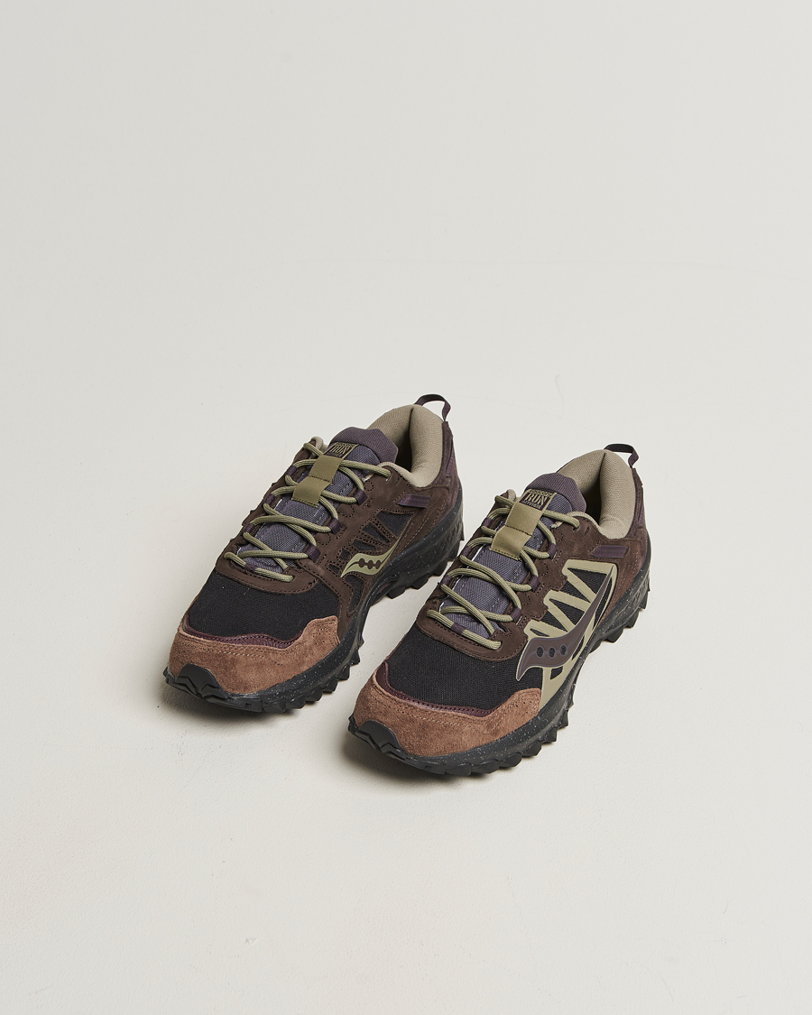 Herren | Saucony Grid Peak Trail Sneaker Black/Wine | Saucony | Grid Peak Trail Sneaker Black/Wine