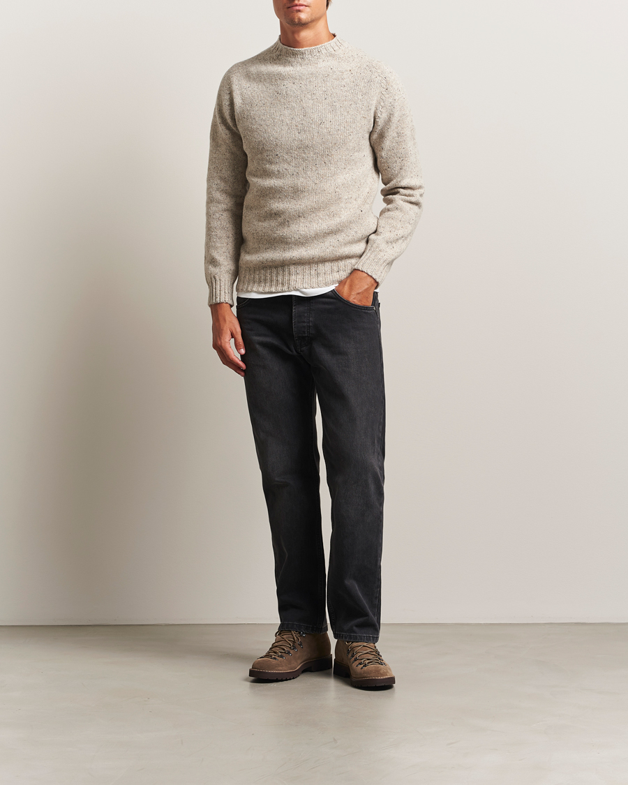 Herren | Pullover | Harley Of Scotland | Donegal Wool Crewneck Mull