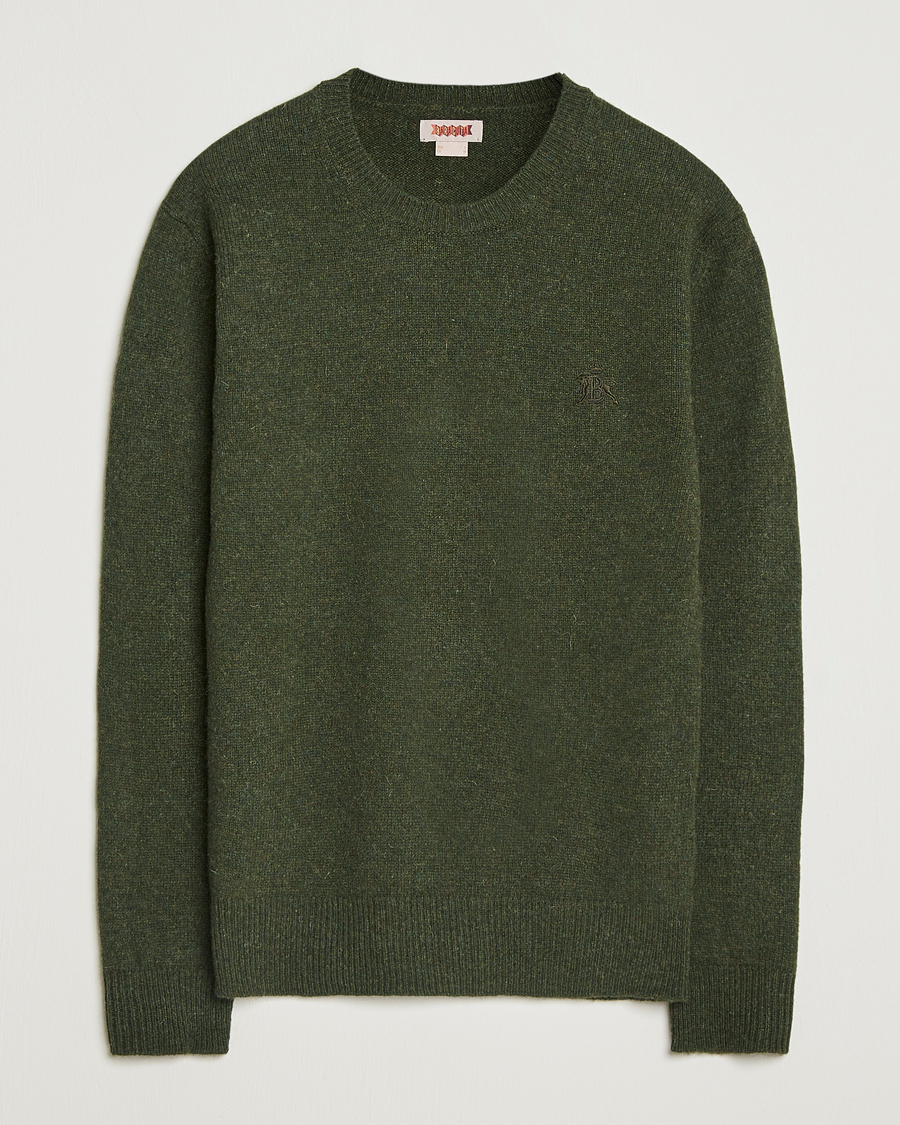 Herren | Pullover | Baracuta | Shetland Virgin Wool Crew Neck Beech