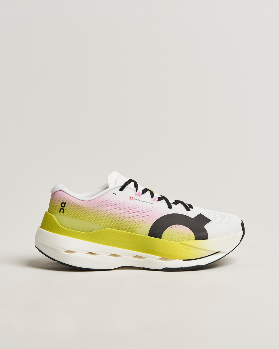 Herren | Runningsneakers | On | Cloudboom Max Lime/Raspberry