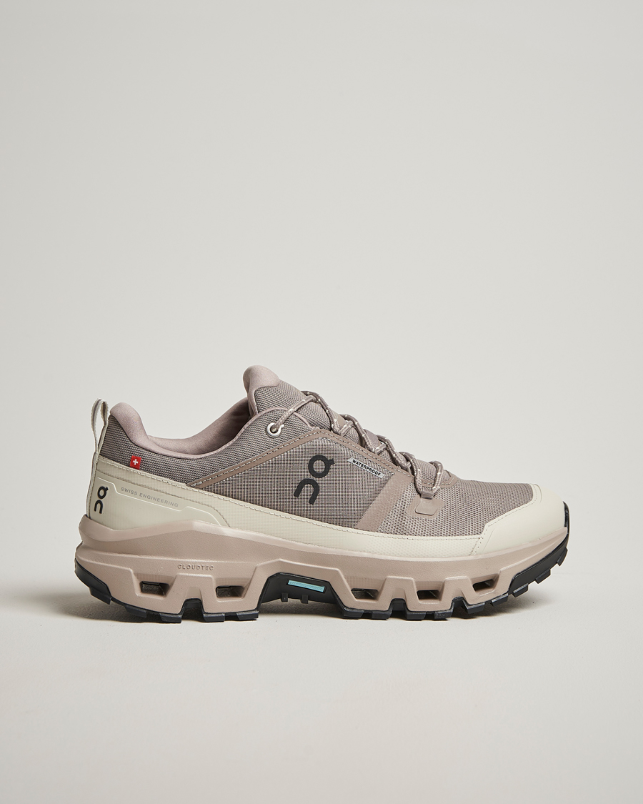 Herren | Trail Sneaker | On | Cloudrock Low Waterproof Cinder/Fog