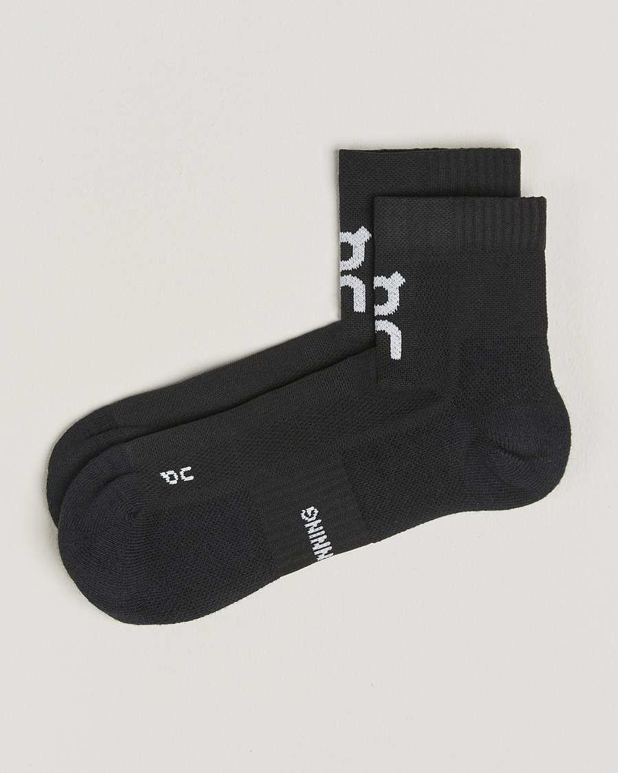Herren | Unterwäsche | On | Core Run Sock Mid 2-Pack Black