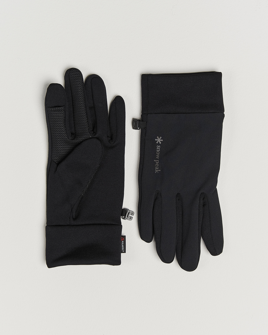 Herren | Handschuhe | Snow Peak | Polartec Stretch Gloves Black