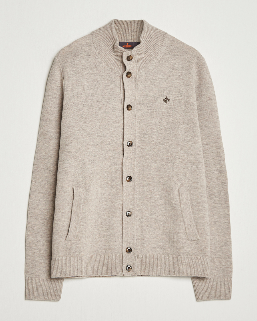 Herren | Pullover | Morris | Hertford Button Cardigan Khaki