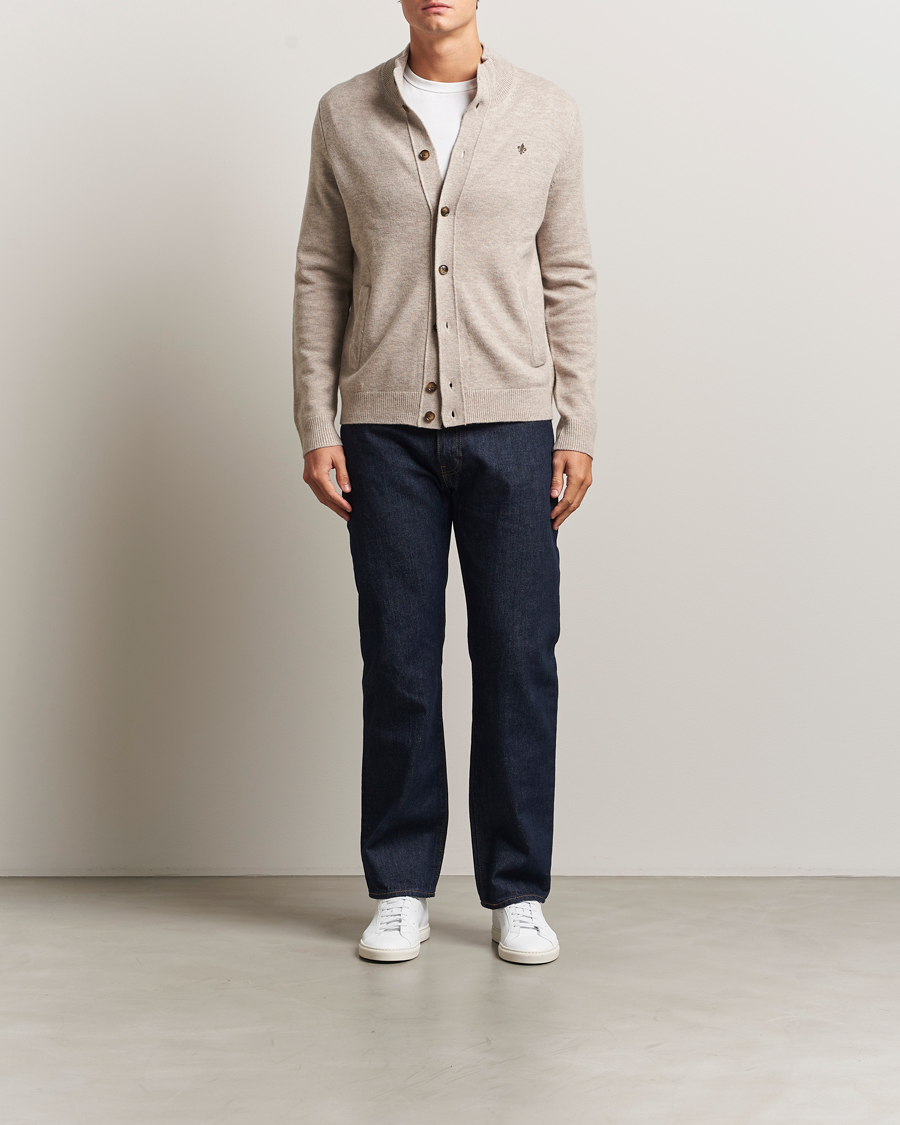 Herren | Pullover | Morris | Hertford Button Cardigan Khaki