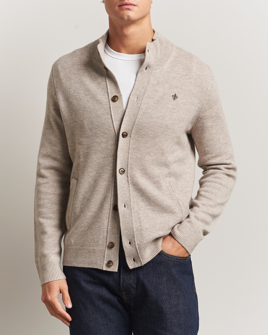Herren | Pullover | Morris | Hertford Button Cardigan Khaki