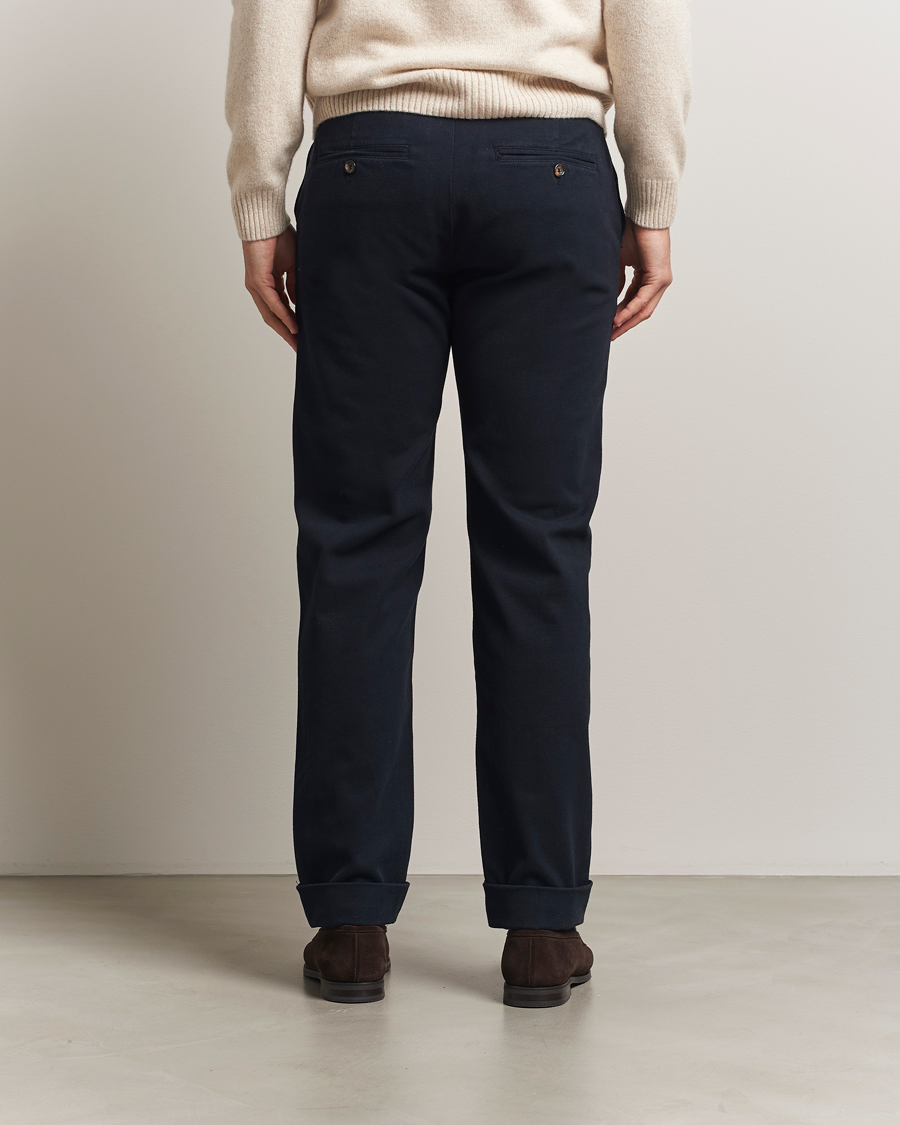 Herren | Hosen | Morris | Jack Soft Twill Trousers Blue