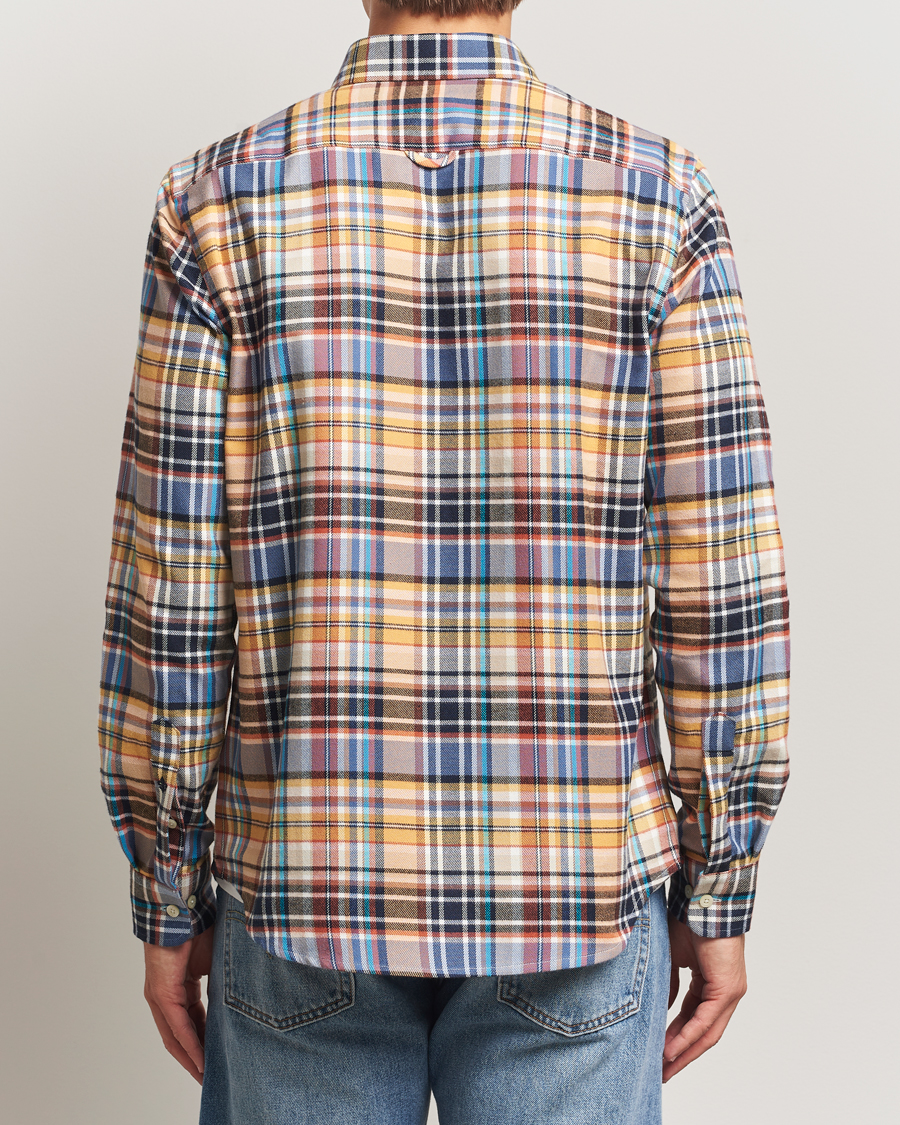Herren | Hemden | Morris | Happy Tartan Check Shirt Yellow