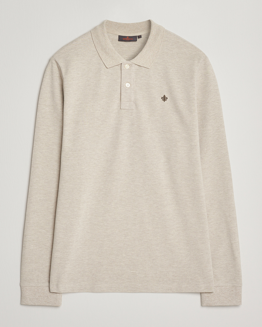 Herren | Pullover | Morris | Camden Long Sleeve Polo Shirt Khaki